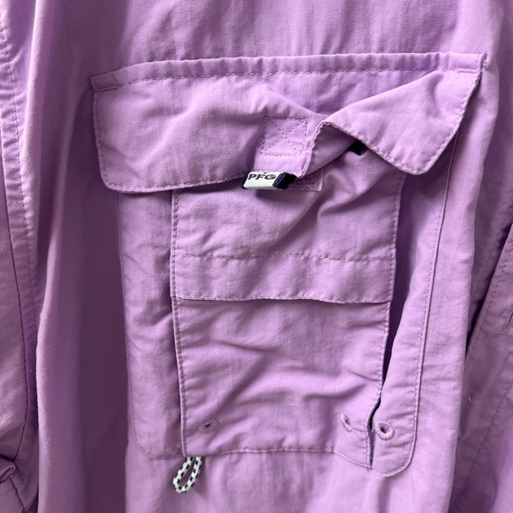 Columbia Men's Lavender Button Down Shirt - Picture 4 of 7
